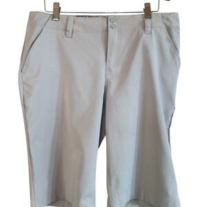 Elegant Women's Light Tan Bermudas